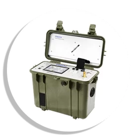 Calibrador de pressão automático, para pressão máxima de 70 bar. Opção “dual range” exemplo 7 bar e 70 bar ou outros valores.